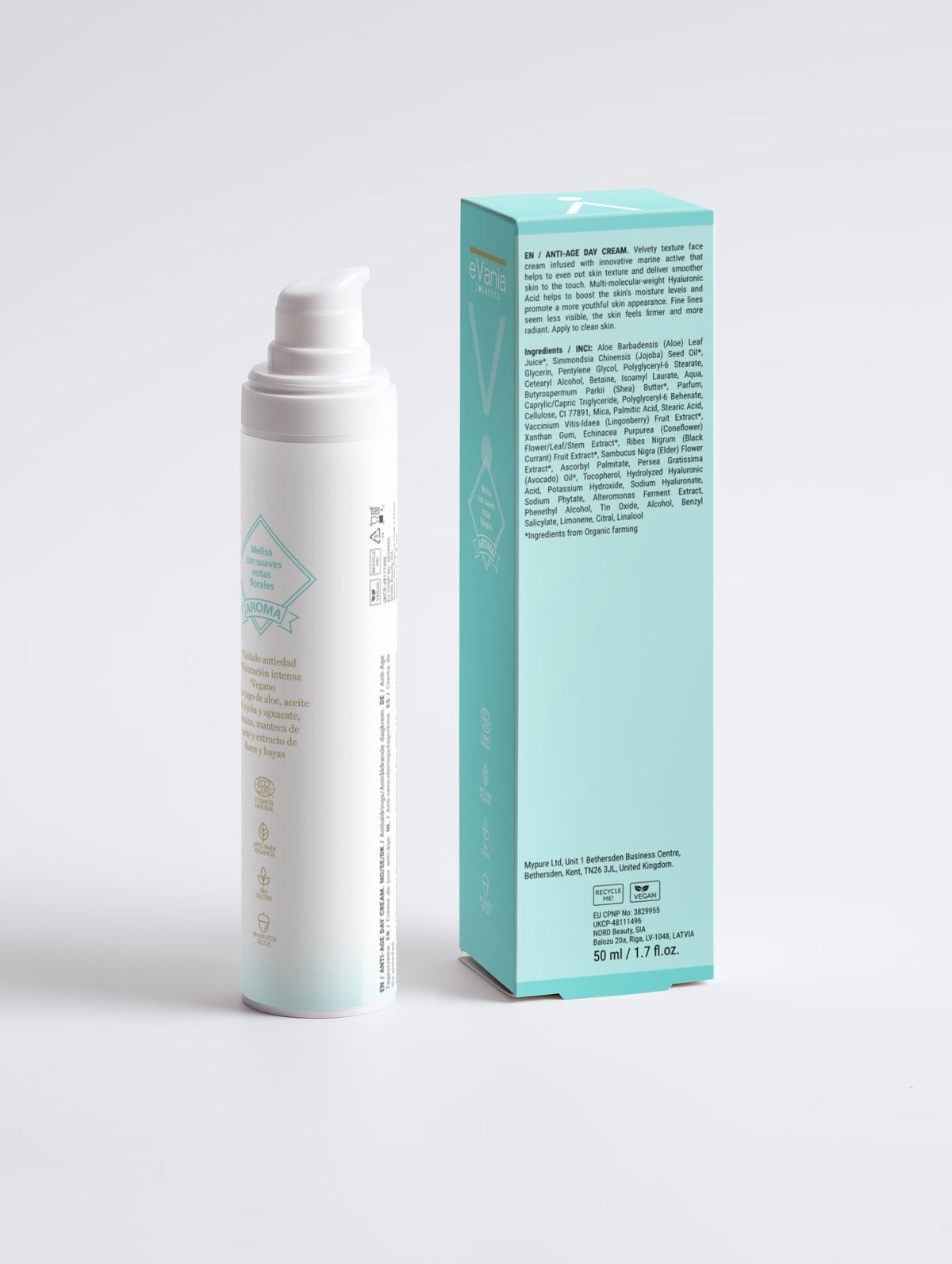 Crema de Día Anti-Edad con Ácido Hialurónico